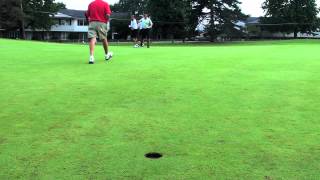 50 Foot Bomb of a Long Putt For Birdie