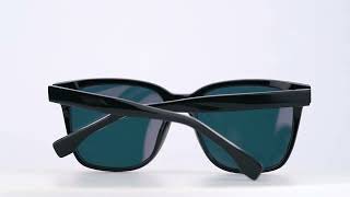 Myiaur Retro Square Sunglasses with Needles inside Temples. Very Chic.