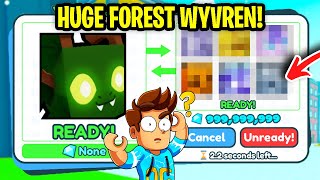 I traded a HUGE FOREST WYVERN In Pet Simulator X!!!