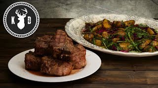 BBQ Lamb & Charred Red Cabbage | Kitchen Daddy