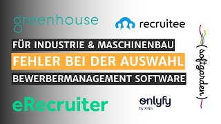 ⚙️ Welche Bewerbermanagement Software ist für Industrie und Maschinenbau geeignet?