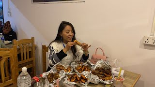 Live Mukbang | 60+Prawns | eating alone | Rekha limbu