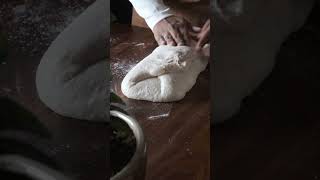 Folding Sourdough #ytshorts