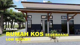 DESAIN RUMAH KOS/KONTRAKAN SEDERHANA, LOW BUDGET