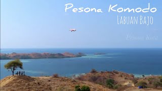 Pesona labuan bajo - Pesawat Batik air dan Air Asia take off di bandara komodo