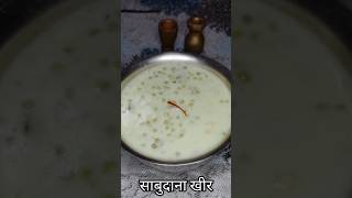 नवरात्री स्पेशल :- साबुदाना खीर #navratri #falaharirecipes  #petooschulhachoka #food #yt  #shorts