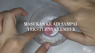 slime 1 bahan mudah banget