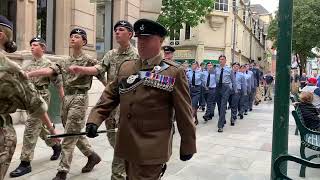 On Parade at Wales Armed Forces Day, Newport 2023