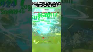 C0 Furina Nilou Nahida Bloom Team Maguu Showcase Spiral Abyss 4.6