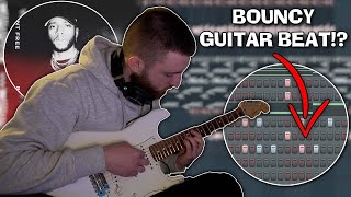 how to make a melodic r&b guitar beat for 6lack (unique drum bounce!?)