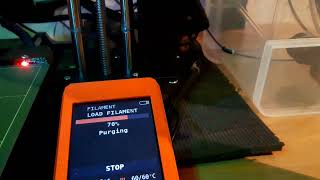 Prusa MINI+ filament load(+purge) out of Ikea Samla box works