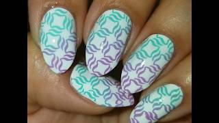 Ombre Nail Stamp Design