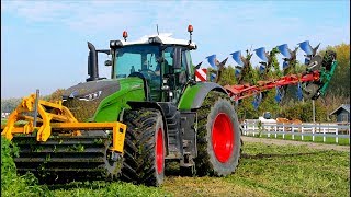 Ploughing Cover Crop | FENDT 1050 vario + Kverneland LO100 on-land / Dondi Cut Roller | Immink