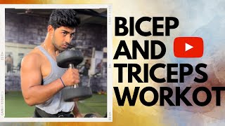 Best Biceps And Triceps Workout For Begginers 💪 || Gym Workout