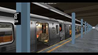 [OpenBVE] NYCT Virtual Fanning R68/R68A Mixed Consist 2nd Av Bound V Train at 63rd Drive