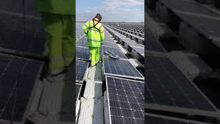 How to clean floating Solar Plant