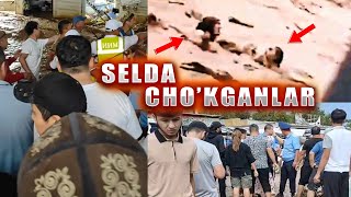 SELda Cho'kgan odamlar Tezkor bu daxshat O‘shda sel toshqinlari: Ona va uch farzandi bedarak ketdi