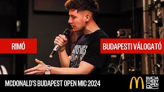 McDonald's Budapest Open Mic válogató – Budapest // Rimó: Spongyát rá!