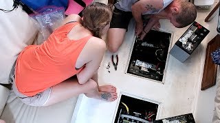 Replacing Deep Cycle AGM Batteries At Anchor | Sailboat Story 101