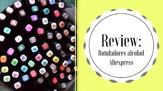 Review: Rotuladores de Alcohol de Aliexpress (base alcoholica)