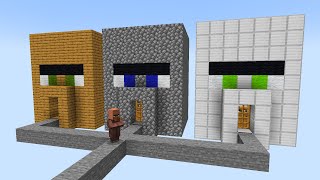 house from which material will villager choose?