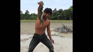 Cooking Eel and Snake in Water Melon