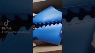 Blue yeezy slide review