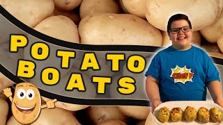 Yummy Potato Boats by Chef Panagioti!!!