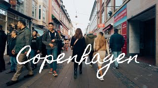 Copenhagen, Denmark 🇩🇰 4k Walking Tour, Best Shopping Streets, Tourist Attractions October 2022