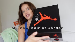 #jordansneackers #jordan4 #sneakers #sneakersforgirls My new pair of Jordan sneakers | Fashion vlog