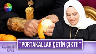 Fatma Gelin 120 saniyede kaç adet portakal dilimi ayırabilecek? | Gelin Evi 1385. Bölüm