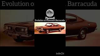 evolution of Plymouth Barracuda:#cars#plymouth#Barracuda#evolution#хочуврек#топ#rek#subscribe#авто#