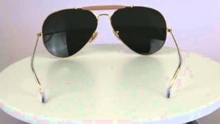 Ray Ban RB3029 Outdoorsman Aviator Sunglasses