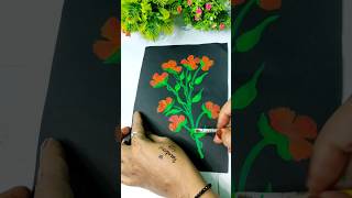 easy stroke painting #shorts #shortvideo #art #stroke #easypainting