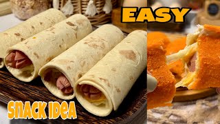 ❗️DELICIOUS Crunchy & Cheesy TORTILLA ROLL  for snacks. 😋