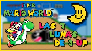 Super Mario World (SNES) - Las 7 Lunas de 3up [Moons Location]