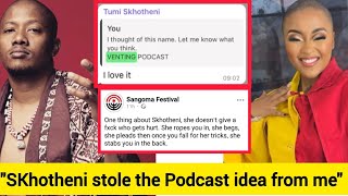 Gogo Skhotheni is being sued for stealing The Venting podcast idea from Mkhulu Romeo‼️