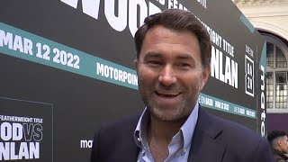 "I PAID A LOT OF MONEY FOR THIS FIGHT BECAUSE I BELIEVE IN IT" EDDIE HEARN