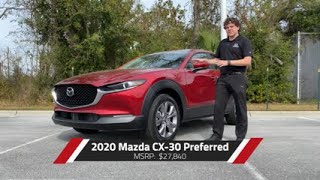 2020 Mazda CX-30 Preferred Package Review (Walk Around and Demo)