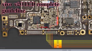 Vivo v20 black screen problem.vivo v20 LCD  complete diagram