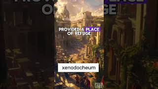 Learn about 'xenodocheum' - rooms for guests in ancient times! 🏛️#History #LearnWithMe #Xenodocheum