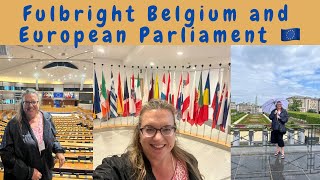 Brussels-Luxembourg Study Tour: Fulbright Belgium and European Parliament | Finally Had Mussels!