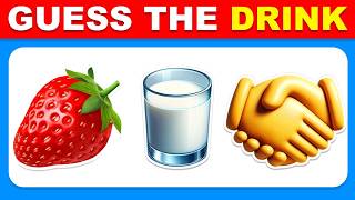 🍹 Guess The Drink By Emoji | Emoji Quiz 2024