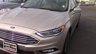 2017 Ford Fusion Titanium (Stock #99348) at Sunset Cars of Auburn