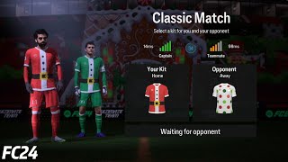 COOP MATCH FC24 ULTIMATE TEAM IN SANTA GEAR & FESTIVE STADIUM