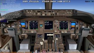 [FSX] PMDG 777-300ER | Abu Dhabi (OMAA) to Mumbai (VABB) Part 2