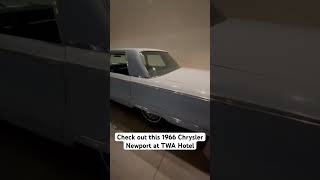 Attention all old school car lovers! Check out this 1966 Chrysler Newport at TWA Hotel #chrysler