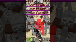 Minecraft Nuclear TNT VS Mutan Skeleton☠️ #minecraftshorts #minecraftshorts #shortsvideo