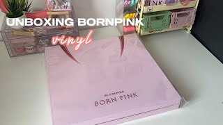 Unboxing BORN PINK VINYL Limited Edition | Aesthetic and chill unboxing ✨