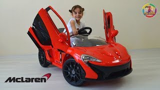 Yeni Mclaren Akülü Araba Aldık ! Açtık, kurduk, bindik, çok eğlendik!